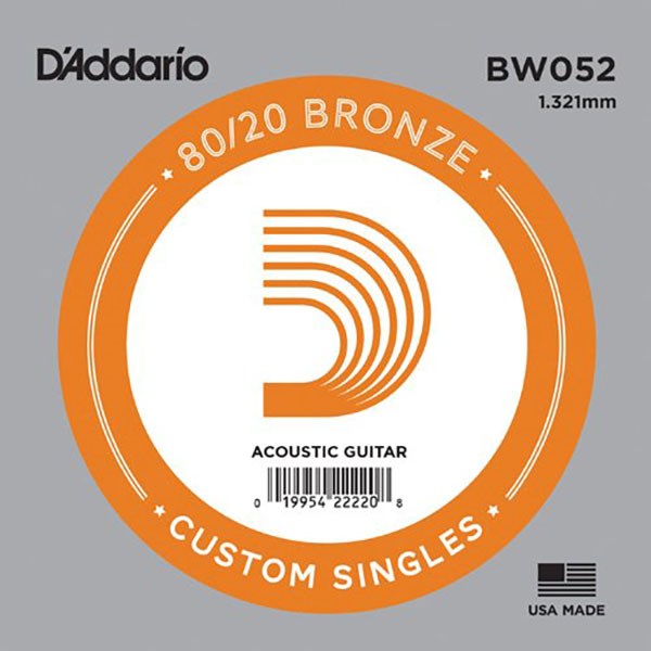 D'Addario BW052 80/20 Bronze Guitar Strings